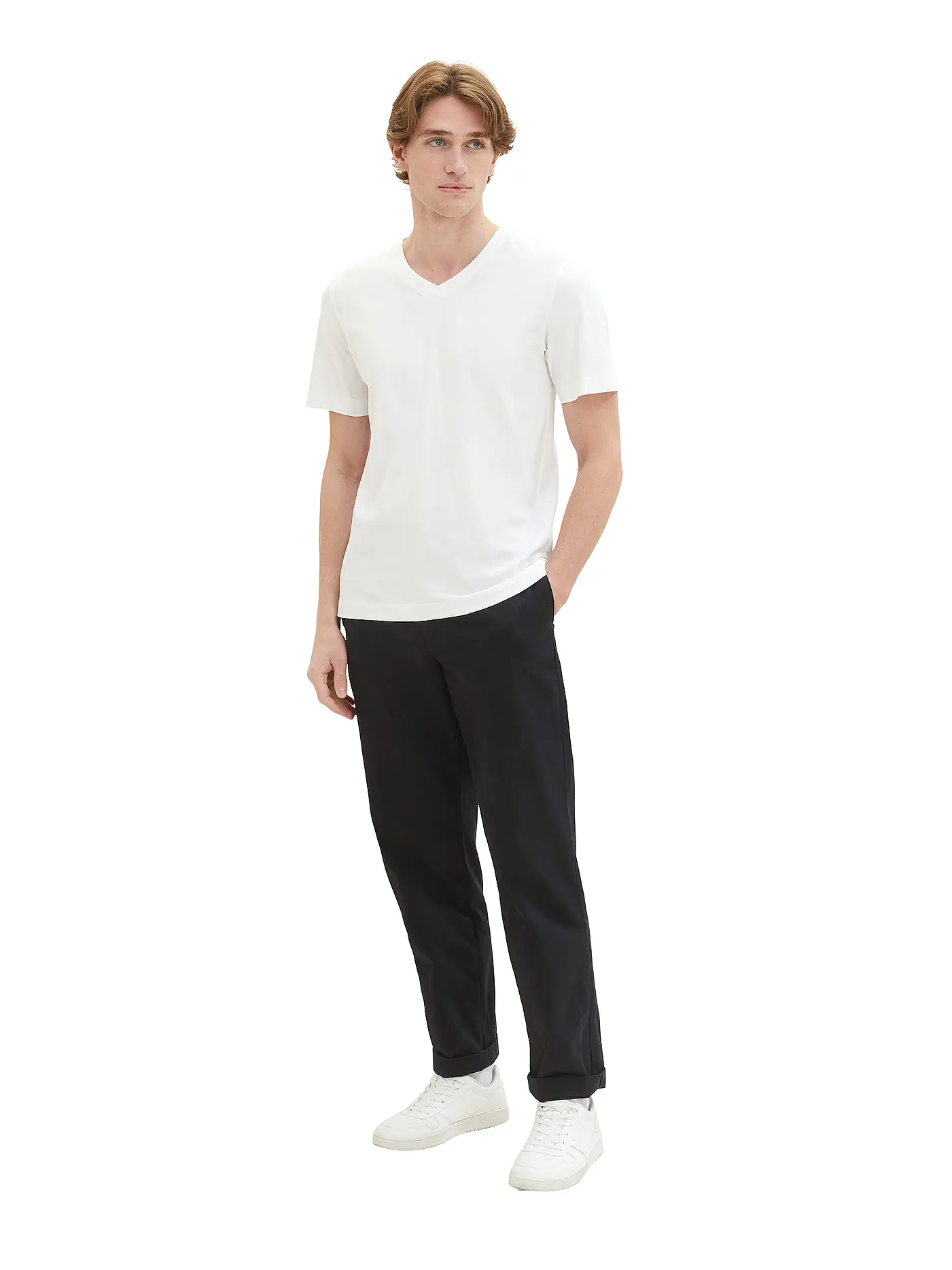 TOM TAILOR | T-Shirt 2-er Pkg. | weiss